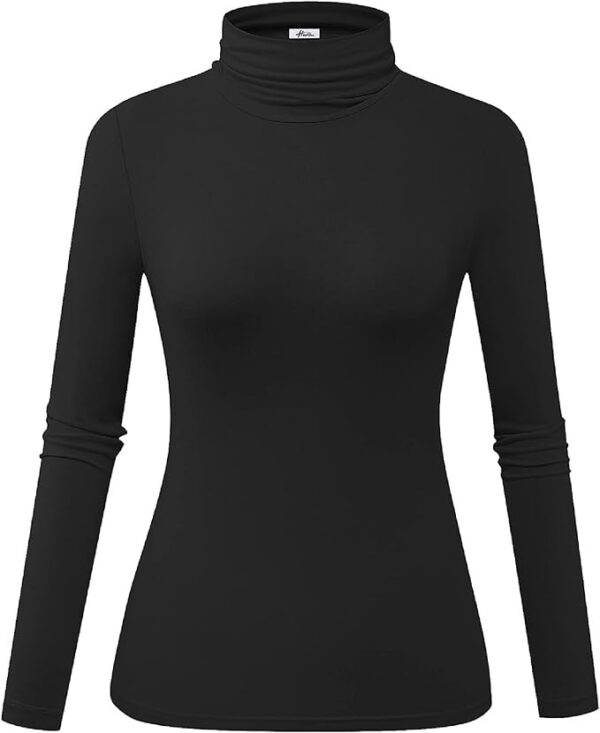 Women’s Long Sleeve Turtleneck Top