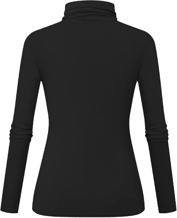 Women’s Long Sleeve Turtleneck Top - Image 3