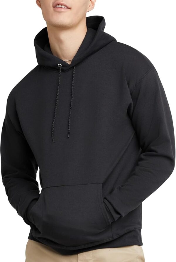 Hanes Men's EcoSmart Fleece Hoodie Sweatshirt - Image 3