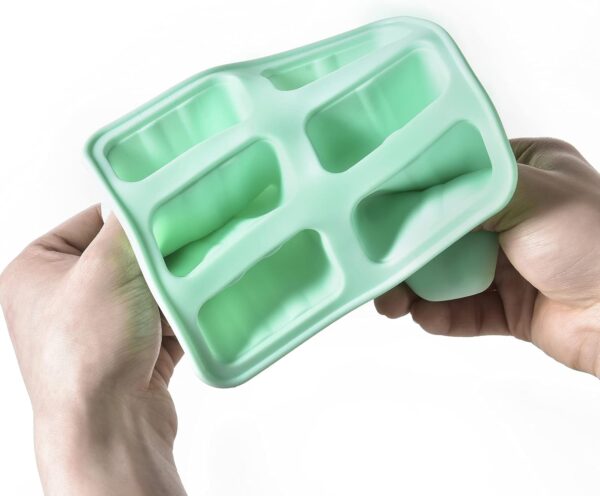 Popsicle Mould，Popsicle Molds 6 Pieces Silicone Ice Pop Molds - Image 2