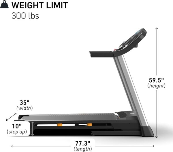 NordicTrack T Series: Perfect Treadmills for Home Use, Walking or Running Treadmill with Incline - Image 2