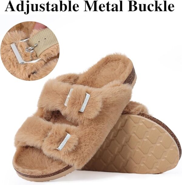 Fuzzy Slippers Women - Image 3