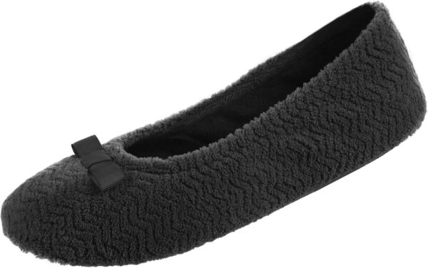 isotoner Women's Moisture Wicking and Suede Sole for Comfort Slipper