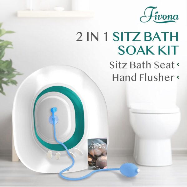 Sitz Bath for Hemorrhoids Soak and Postpartum Care | Toilet Seat - Image 2