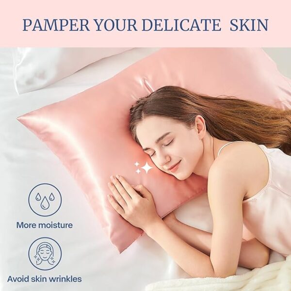 BEDELITE Satin Pillowcase for Hair and Skin - Image 3