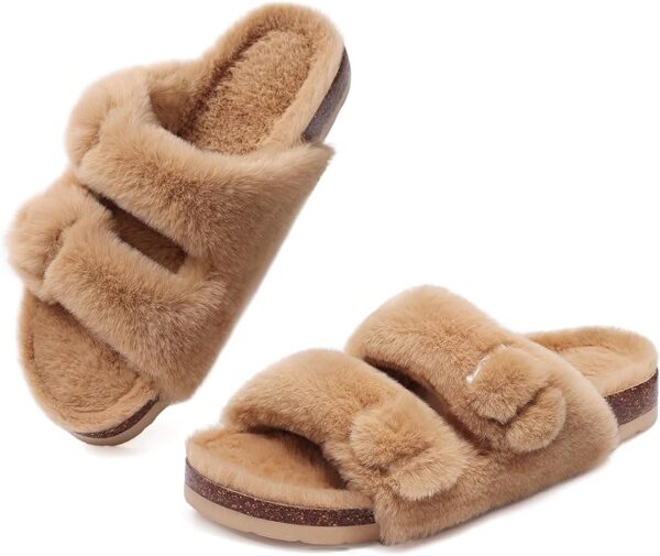 Fuzzy Slippers Women
