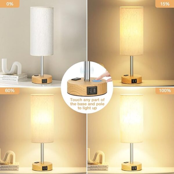 Bedside Table Lamp for Bedroom - Image 2