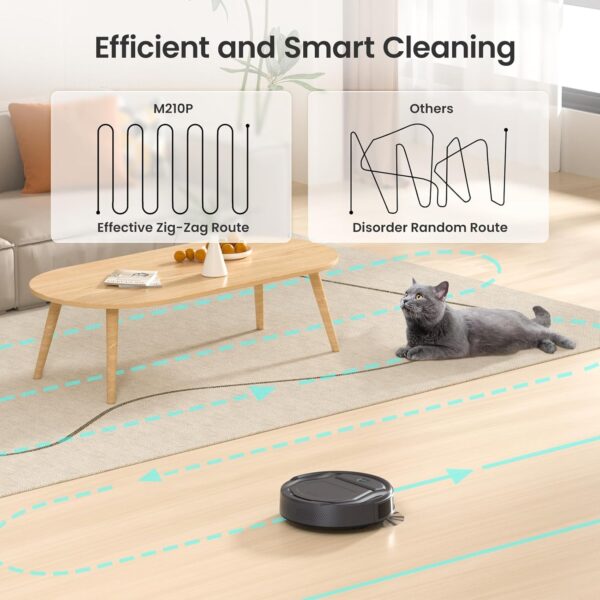 Lefant M210 Pro Robot Vacuum Cleaner, Slim and Quiet, 3 Suction Levels - Image 3