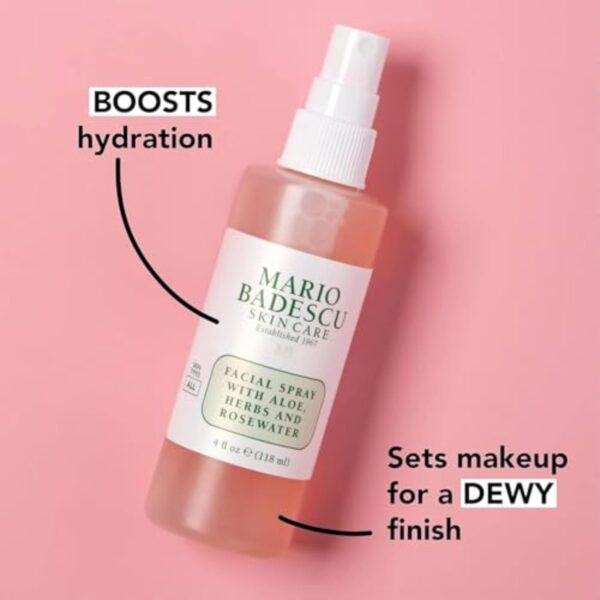 Mario Badescu Facial Spray with Aloe, Herbs and Rose Water for All Skin Types - Image 2