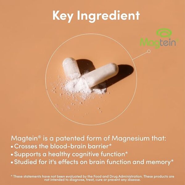 Magnesium L Threonate Capsules (Magtein) – High Absorption - Image 4