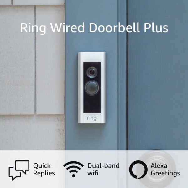 Limited time deal   Like-New Ring Wired Doorbell Plus (Video Doorbell Pro) – Upgraded, with added security - Image 4