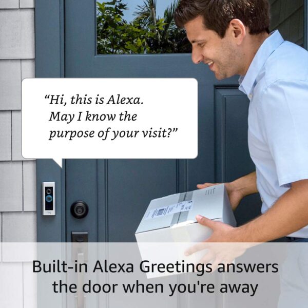 Limited time deal   Like-New Ring Wired Doorbell Plus (Video Doorbell Pro) – Upgraded, with added security