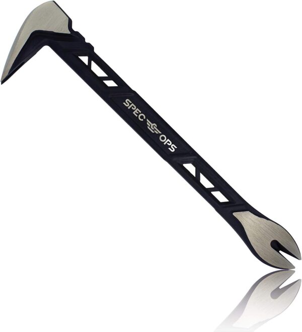 Spec Ops Tools 10" Nail Puller Cats Paw Pry Bar, High-Carbon Steel, 3% Donated