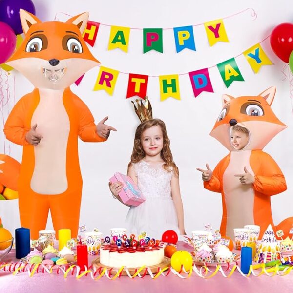 Limited time deal    anroog Inflatable Costume for Adult Fox Costume Halloween - Image 3