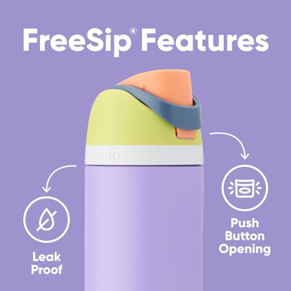 Owala FreeSip Insulated Stainless Steel Water Bottle with Straw - Image 2