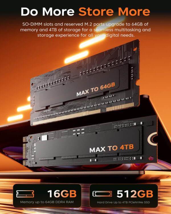 Limited time deal   Gaming Laptop, Laptop Computer with AMD Ryzen 7 5700U - Image 3