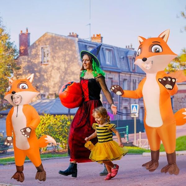 Limited time deal    anroog Inflatable Costume for Adult Fox Costume Halloween - Image 2