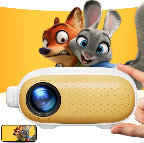 Limited time deal   ARTSEA Mini Portable Projector for iPhone - HD 1080P Support Pico Movie