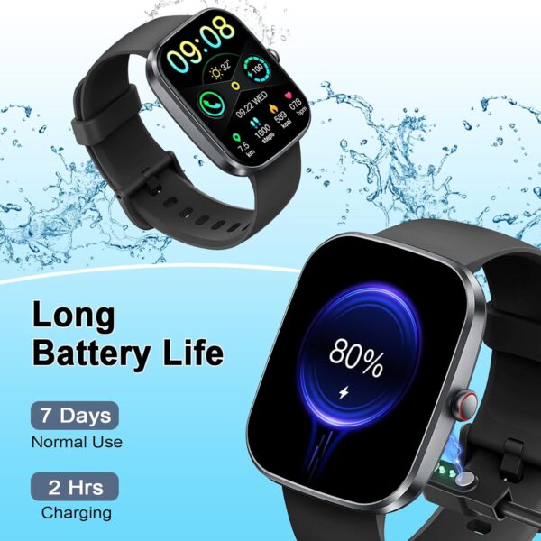 Smart Watch(Answer/Make Call), 1.91" Smartwatch for Men Women, NEW Fitness - Image 2