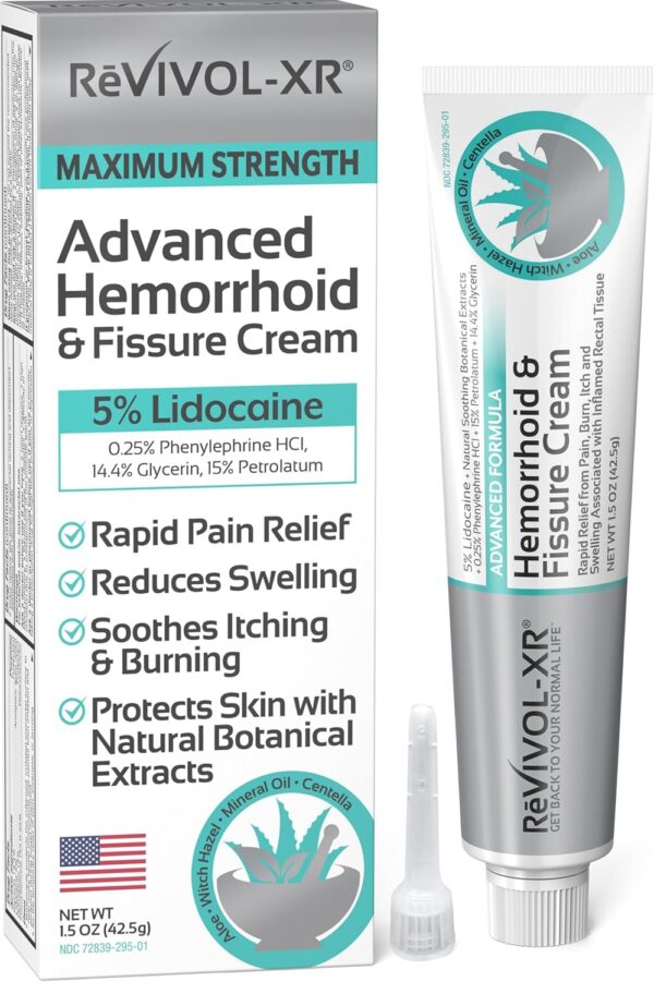 Advanced Hemorrhoid Treatment. 5% Lidocaine + Phenylephrine (Swell)